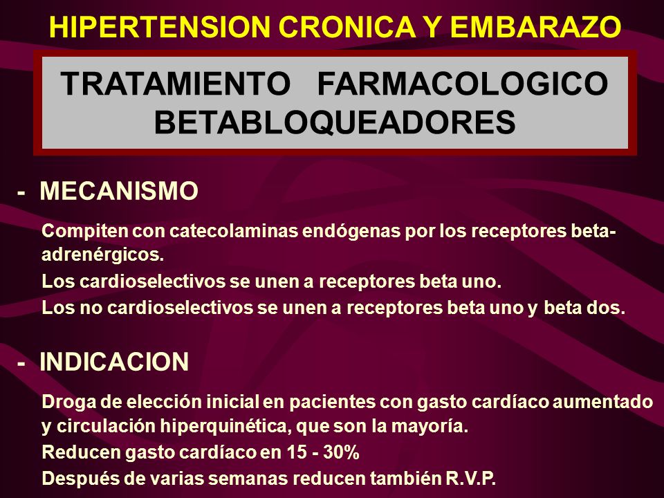 Hipertensión en el manejo del embarazo Hipertensión en el manejo del embarazo